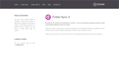 Desktop Screenshot of destek.co.uk