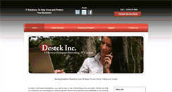 Desktop Screenshot of destek.ca